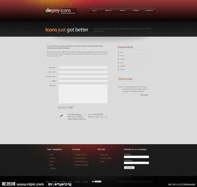 Enterprise Website Design Source Files: English Templates and Web UI Resources
